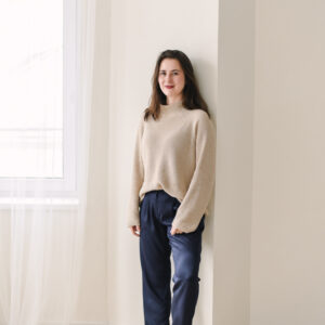 Kalhoty Aida tmavě modré Velikost: XS