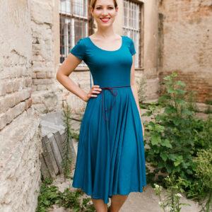 Šaty Osudová Rozálie s krátkým rukávem