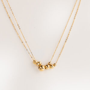 Du Coeur Náhrdelník Bubbles Barva: Zlato-stříbrná