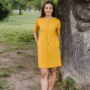 Šaty Lena žluté Velikost: M