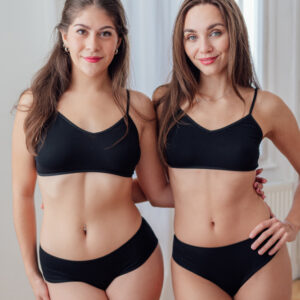 Bambusová braletka černá Velikost: M