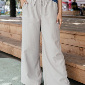 Kalhoty Malva světle šedé Velikost: L