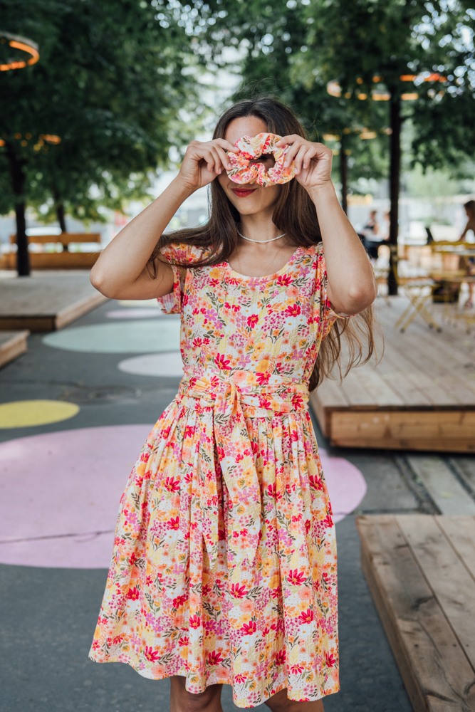 Mušelínové šaty Olivie Sluneční zahrada Velikost: XXS