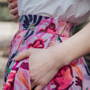 Sukně Marion malovaná květovaná Velikost: XXS