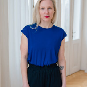 Bamboo tričko Ruby s kr. rukávem královsky modré Velikost: XL