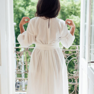 Mušelínové šaty Coco bílé Velikost: XXS