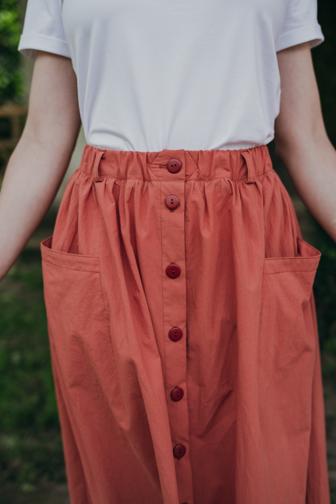 Oranžová sukně Lina Velikost: XL