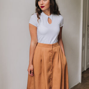 Bamboo tričko Adina s kr. rukávem bílé Velikost: S