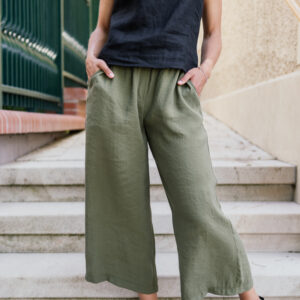 Modalové culottes Ronda khaki Velikost: XL