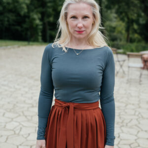 Bamboo tričko Amabile s dl. rukávem petrolejové Velikost: XL