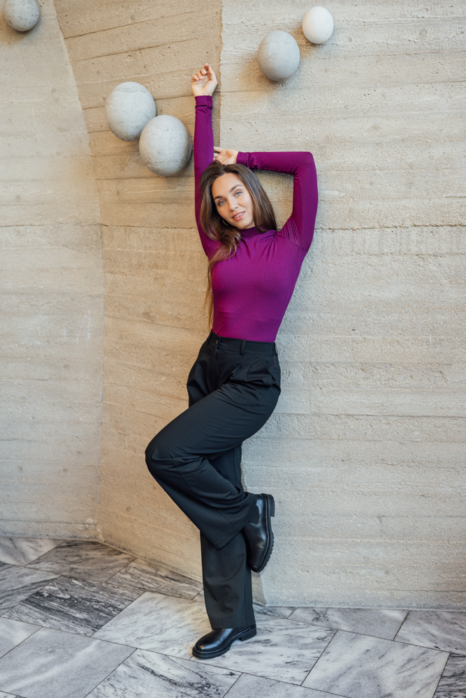 Business kalhoty Mila černé Velikost: L