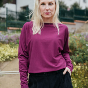 Modalový silnější top Ily fialový Velikost: XXS