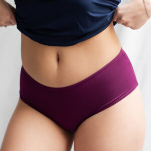 Bambusové kalhotky švestkově fialové Velikost: XL