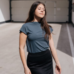 Bamboo tričko Aria s kr. rukávem petrolejové Velikost: XL