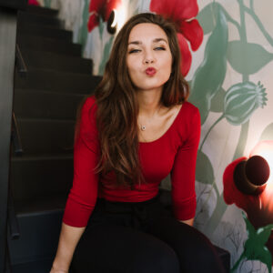 Bamboo tričko Rozálie s 3/4 rukávem tmavě červené Velikost: XS