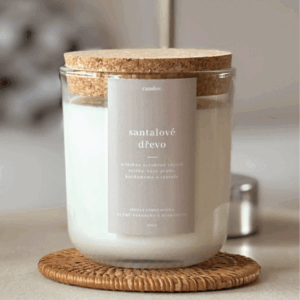 Candee Candee: Sójová svíčka - SANTALOVÉ DŘEVO 270 ml