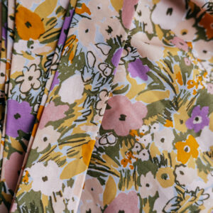 Zavinovací sukně Květobraní oranžové