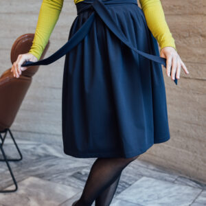 Zavinovací sukně tmavě modrá