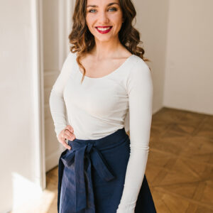 Bamboo tričko Marta s dl. rukávem smetanové Velikost: XL