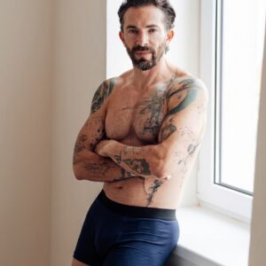 Bambusové boxerky tmavě modré Velikost: L