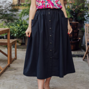 Černá sukně Lina Velikost: XL