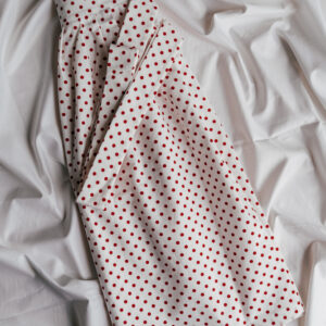 Zavinovací sukně Bílá puntíkatá