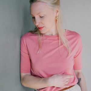 Bambusové tričko Doris s kr. rukávem růžové Velikost: XL