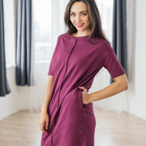 Šaty Lena mauve Velikost: XS