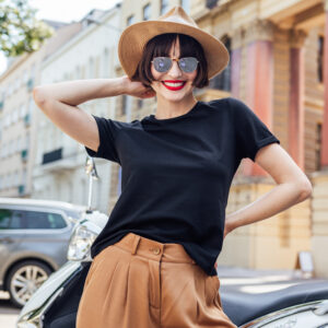 Tričko Eva z biobavlny černé Velikost: XL