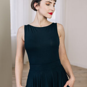 Bamboo tílko Amabile černé Velikost: XL