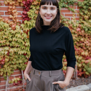 Bamboo tričko Aria s 3/4 rukávem černé Velikost: M