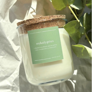Candee Candee: Sójová svíčka - EUKALYPTUS 270 ml