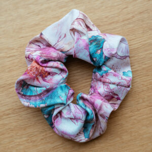 Bavlněná scrunchie Japonské sasanky