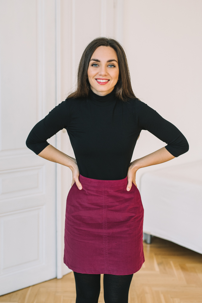 Bamboo rolák Luisa s 3/4 rukávem černý Velikost: L