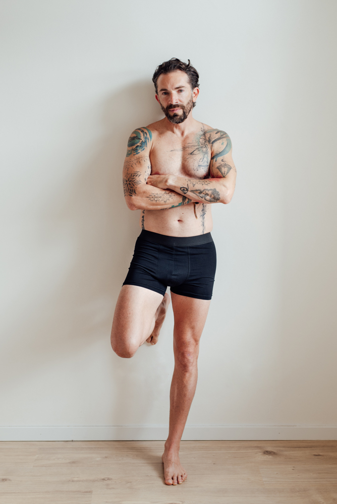 Bambusové boxerky černé Velikost: XL