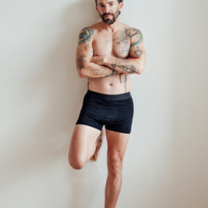 Bambusové boxerky černé Velikost: XL
