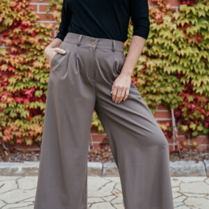 Business culottes Michele taupe Velikost: XL