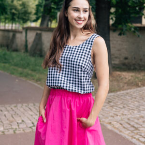 Mini sukně Lola fuchsiová Velikost: L/XL