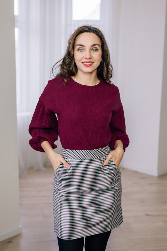 Sukně Erin kostičkovaná Velikost: XL