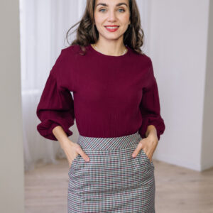 Sukně Erin kostičkovaná Velikost: XL