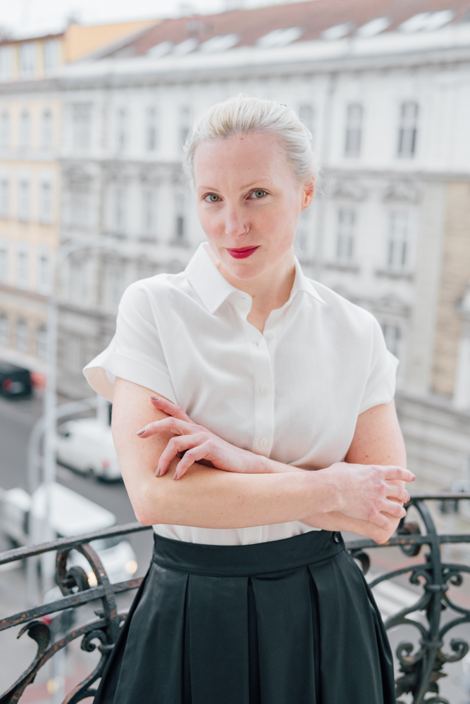 Tencelová košile Vero mléčně bílá Velikost: L