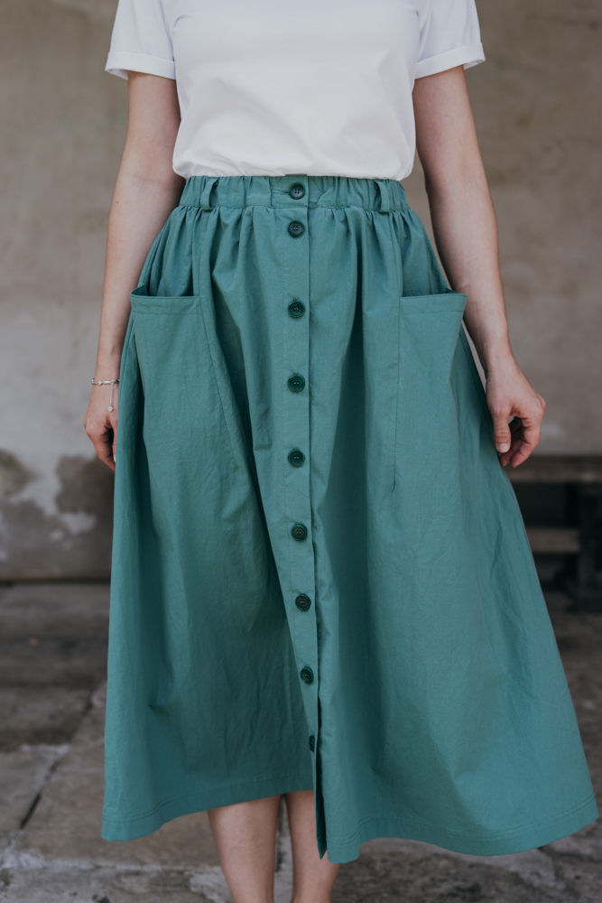 Tyrkysová sukně Lina Velikost: XL