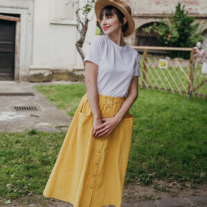 Žlutá sukně Lina Velikost: M