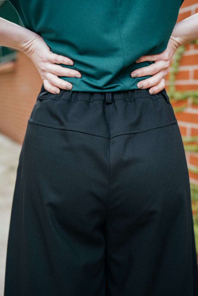 Business culottes Michele černé Velikost: XL