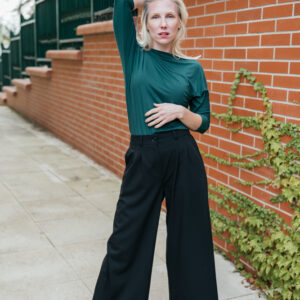 Business culottes Michele černé Velikost: XL