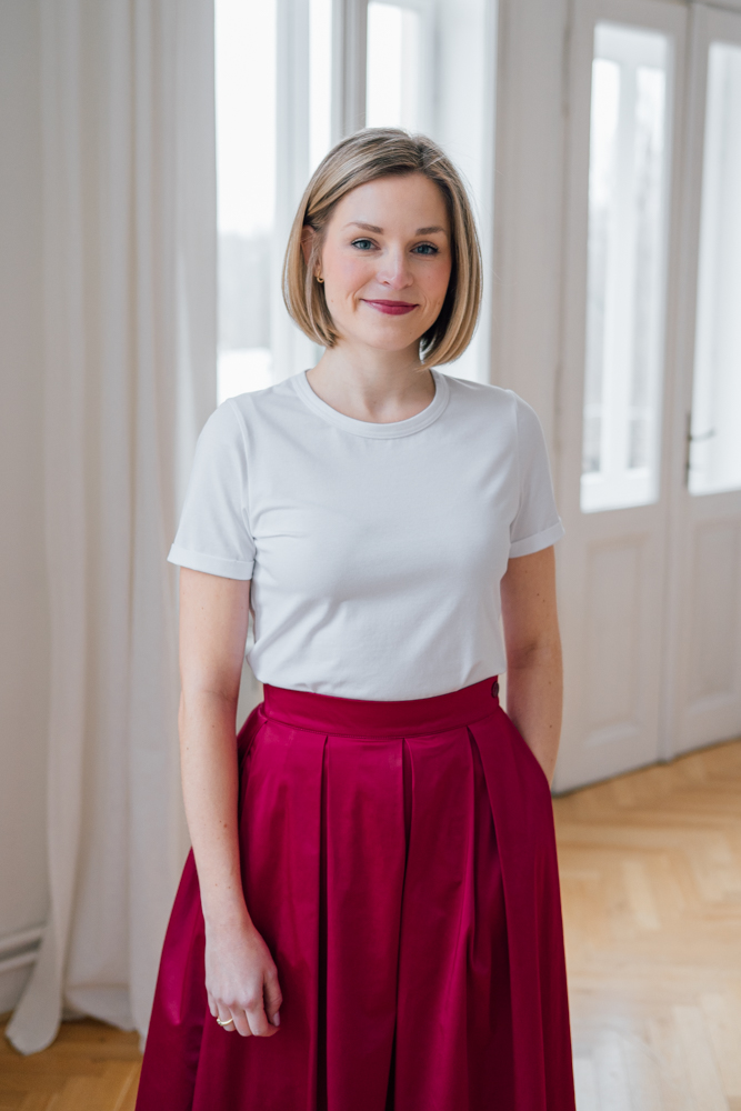 Tričko Eva z biobavlny bílé Velikost: XL