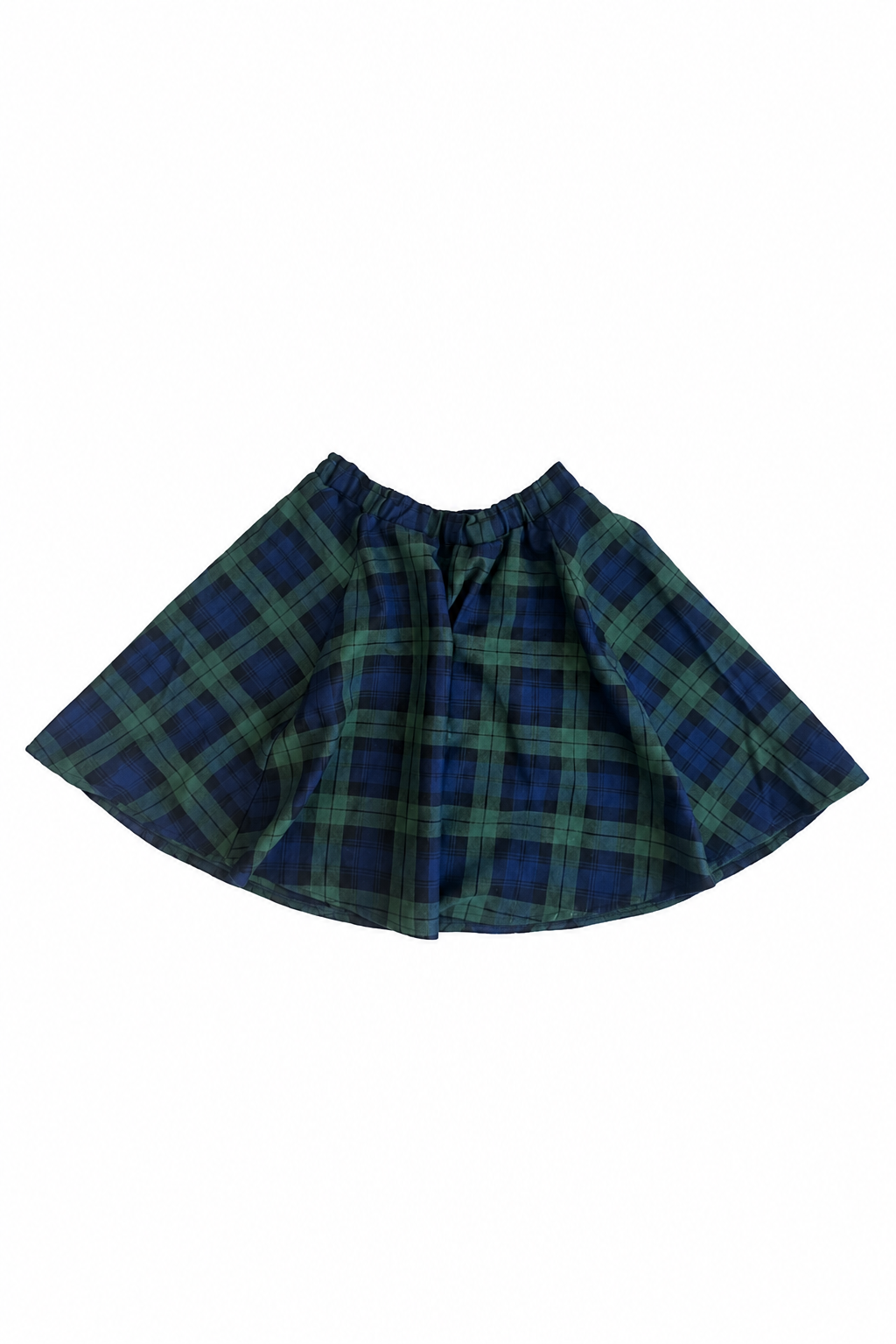 Dívčí sukně Lotka Modro-zelený tartan Velikost: 6-10 let