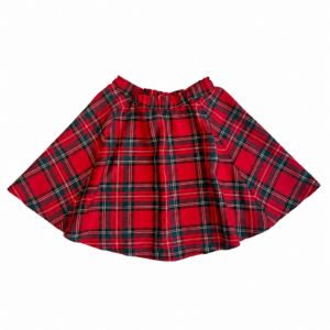 Dívčí sukně Lotka Červený tartan Velikost: 6-10 let