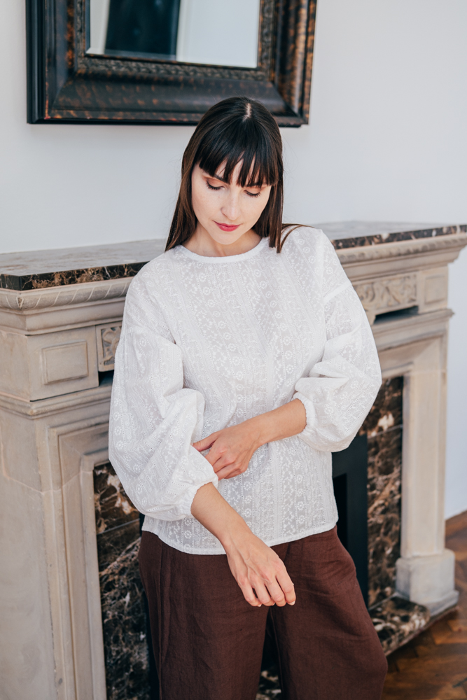Halenka Coco bílá madeira Velikost: XL